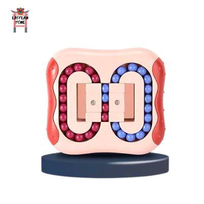 China Hot Selling Toy Magic Bean Children Intelligence Creative Developmental Cube Light ABS Amazon Finger Gyro Compass Finger Moving Person Adult Toys for sale