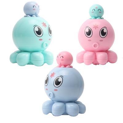 China 2021 Hot Selling Small Plastic Cute Octopus Power Animal Toys Plastic Press Toy Baby Educational Toys for sale