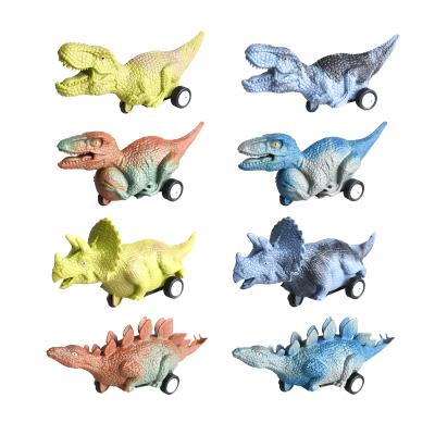 China New Designed Dinosaur Plastic Animal Toys Pull Back Friction Toy Vechicle Kids Toys Gifts for sale