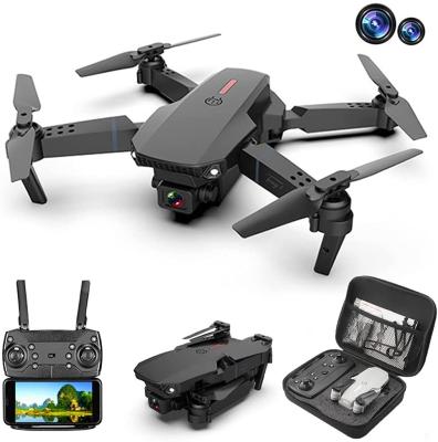 China Custom Route & Carry Case Attached 4k Pro Drone E88 with 4k HD Camera for Adults and Kids FPV Live Video RC Quadcopter for Beginner RC Helicopter Foldable Toy for sale