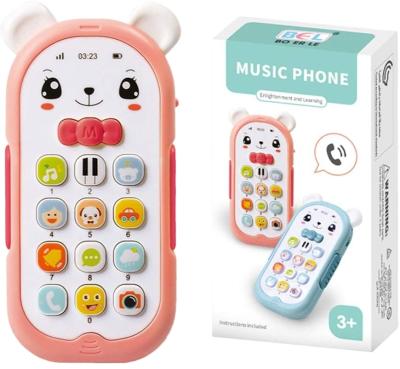 China Odorless SAFE Baby Cell Phone Toy with Lights and Music, Sing and Count Musical Phone Toy, Toys for 6-9 6-12 12-24 Months Early Learning Education for sale