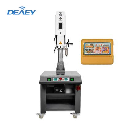 China LUX Ultrasonic PLC Cf Card Welder Fabrics Machines Plastic Plastic Welding Machine Used Fabric Pvc Welders 15khz 4200w for sale