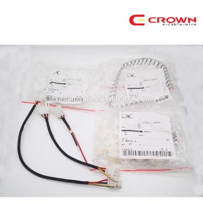 China Electronic Customs Wire Harness With TE 2pin 3 Pin Connector For Motor Power Cable for sale