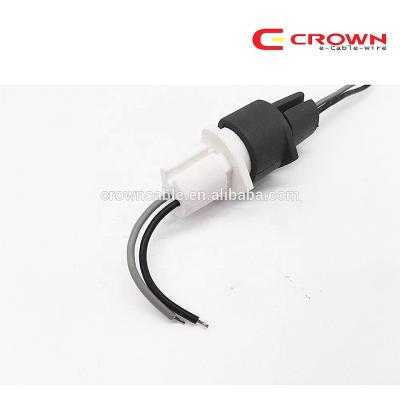 China Gold Plated High Elastic Waterproof 2 Pin Overmolding Power Cable Assembly For Fridge for sale