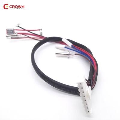 China Pure Brass 2 Pin For Pressure Sensor Customs Cable Fitted With MOLEX Brass Pin Klixon Sensata Thermo Switch for sale