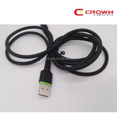 China Ultra flexible molded COMPUTER charging cable for mobile for sale