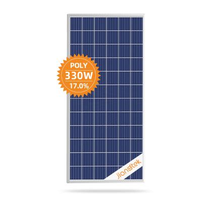 China JIANGTEK 330W Solar Power System Polycrystalline Solar Power Panel For Home Solar System Solar Cells Blue Panel For Home Electricity for sale