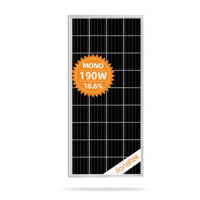 China JIANGTEK Solar Power System 180W to 195W full-cell high efficiency PV module for sale