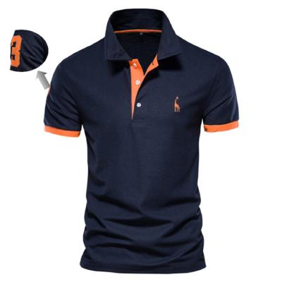 China Custom Made Polo Shirts Viable For Summer Fashion Brand Mens Polo Shirts Men's Casual Solid Color Slim Fit Mens Polo Shirts New for sale