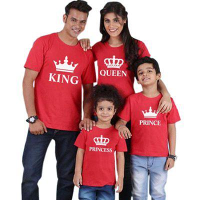 China Custom Made Higher Quality Anti-wrinkle OEM Size Family Dad T-shirts Handsome and Mom Daughter Cotton Family T-shirts for sale