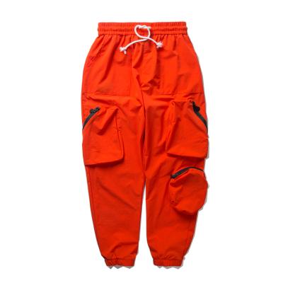 China Anti-pilling printing 2020 new fashion streetwear custom trotter pants mens cargo pants with side pockets for sale