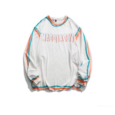 China Breathable Men's Tie Dye Sweatshirts Custom Crewneck Sweater for sale