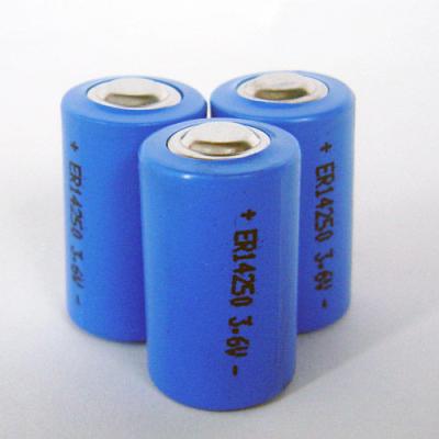 China ER14250/Li-ion 14250 3.6V 320mAh Rechargeable battery for camera for sale