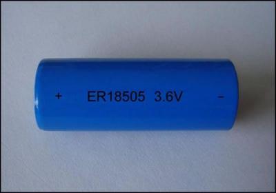 China 3600mAh water meter battery ER18505 3.6V Lithium Thionyl Chloride Battery for water meter for sale