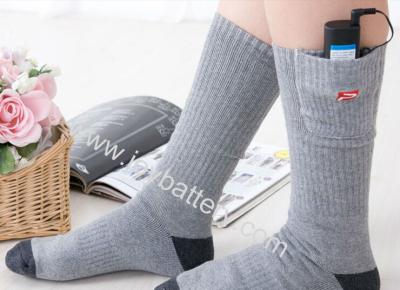 China Battery heated socks/cordless socks/powered electric socks Li-ion Battery for sale