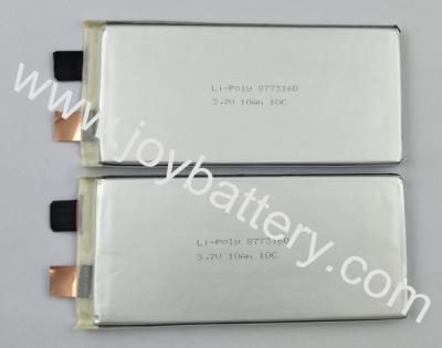 China 8773160 3.7V 10Ah lipo battery cell,8773160 3.7V10Ah 10C rechargeable lithium ion polymer battery for RC products for sale