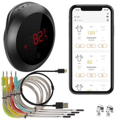 China IBT-4RT Wireless Alarm Backlight Magnet Food Thermometer for sale