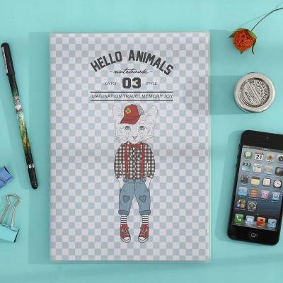 China Original New Product Animal Hello Three Seasons Rubber Sleeve Book for sale