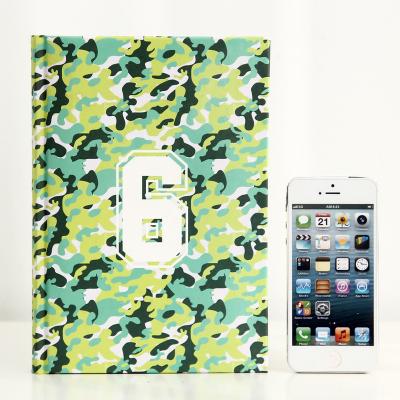 China Original New Product This Limited Edition Hardcover Paper Notebook Round Back Camouflage Size 8 Edition for sale