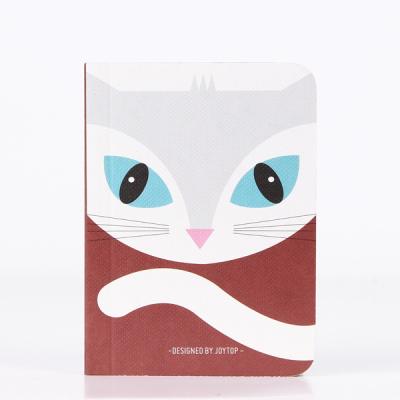 China Original Promotion Clip New Product School Notebook Quilting Notebook Throw The Cat's Happy Pocket Book for sale