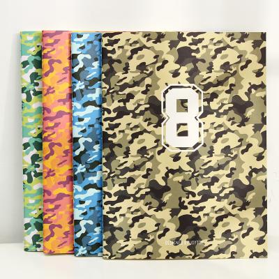 China Original Promotion Clip New Product Quilting School Notebook Camouflage 8 Car Wire Book for sale