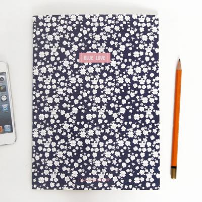 China Original promotion staple new product school notebook prickly cyan line love car book for sale