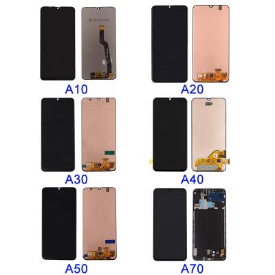 China Original lcd display for samsung a10 a20 a30 a40 a50 a70 a12 a32 a10s a20s a30s 6.4 inch pantallas lcd for sale