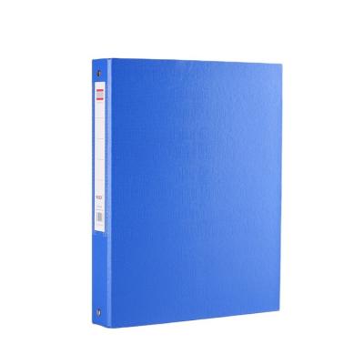 China Hot Sale Eco-friendly pp Cover Document File Folder Hard Blue Folder 3 Ring Binder File Folder Plastic for sale