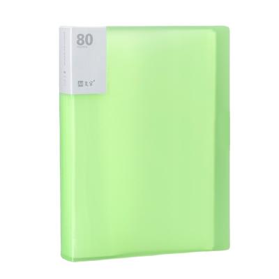 China Creative Color Folder pp Ring Binder Candy Trend Multi-pockets Waterproof Document File Folder Display Book for sale