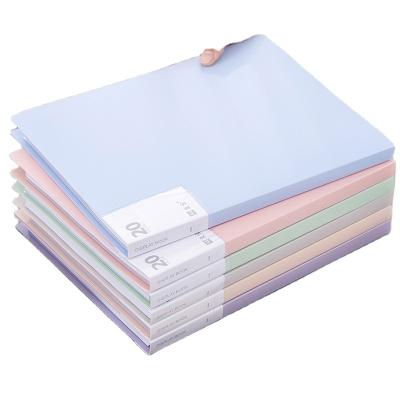 China Office School Folder Display Book School Supplies Attractive Colorful Plastic Document File Folder for sale