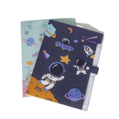 China Office / School Accordion Folder A4 Size 5 / 8 / 12 Pockets Expanding Folder Organizer Hot Selling SPACE MAN for sale