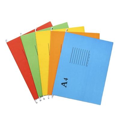 China Eco-friendly Colorful Hanging Folder Paper Size Hanging Folder Folder Paper File Folder for sale