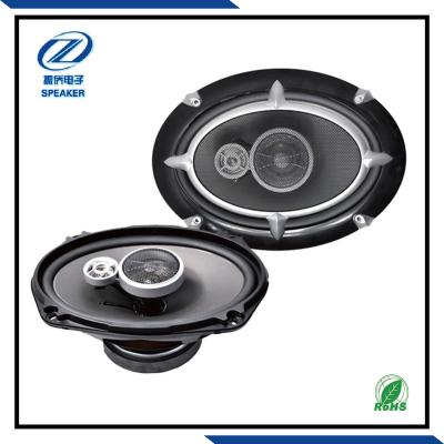 China Sale 4ohm RMS 50w 6*9 PORTABLE Three Way Thumb Coaxial Speaker For Car for sale