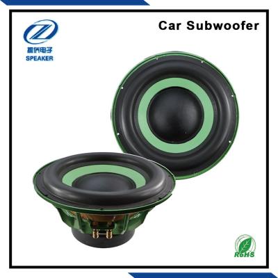 China PORTABLE Large Magnet Aluminum Basket Car Subwoofer Speaker, Best 12 Inch Subwoofer For Car for sale