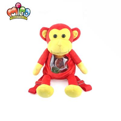 China 2020 low fat new jJuicy Jelly Cup Candy In Monkey doll wholesale custom bag of fruit for sale