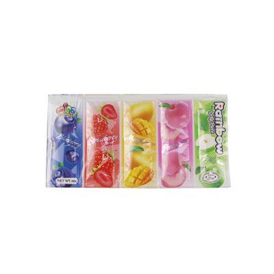 China Nutritious Mix Mixed Flavors Jelly Fruit Candy Assorted Pudding Rainbow Jelly for sale