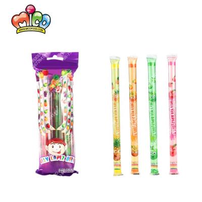 China 2021 New Normal Fruit Flavor Jelly Straws Candy In Assorted Bag for sale