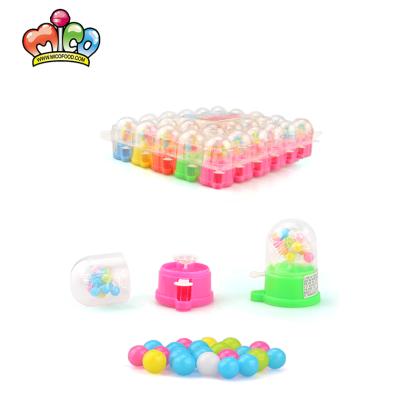 China Mini Natural Colorful Soft Blow Beads Pull Ball Toy Candy for sale