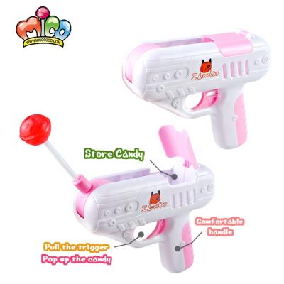 China Cartoon Toys New Interesting Game Gun Toy Lollipop Candy Gift For Children and Friends for sale