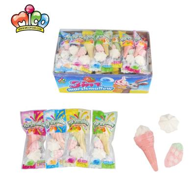 China Normal 3 In 1 Cone Shape Mixed Marshmallow Cotton Candy for sale