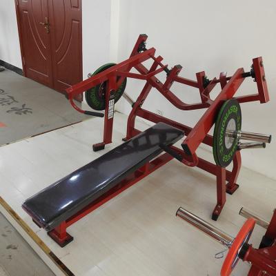 China Built-in Gym Trainer High Intensity Strength Training Horizontal Flat Plate Loaded Chest Press for sale