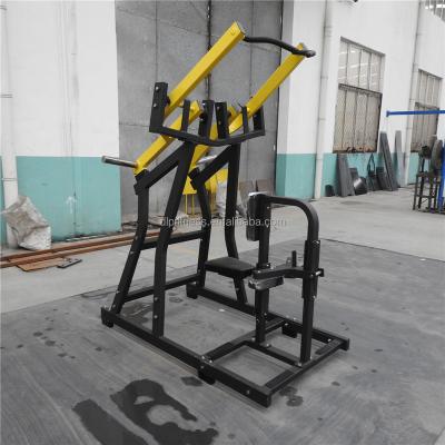 China Commercial Free Use Body Building Weights Machine ISO Lat Flat Loaded Front Side Lat Puller Fitness Machine for sale