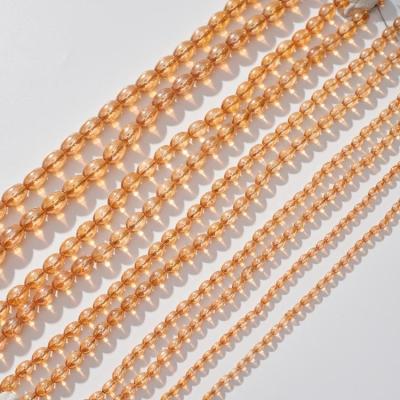 China New Arrival Garden Decoration Gift Shiny Glass Crystal Beads Strand Crystal Jewelry Making Custom for sale