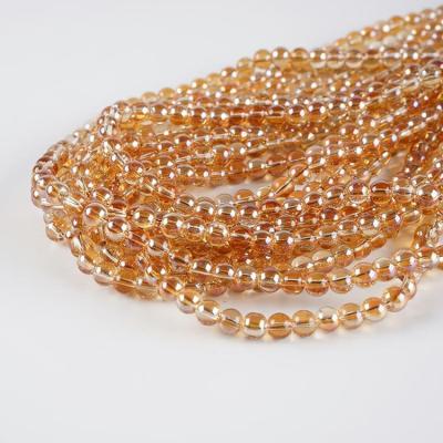 China Shiny Manufacturer Wholesale 3/4/6/8/10/12/14/16 Mm Round Glass Beads for sale