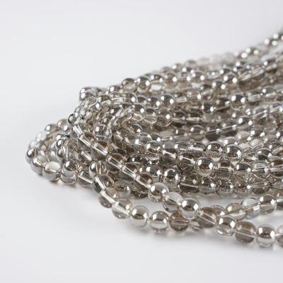 China Manufacturer Shining Wholesale 3/4/6/8/10/12/14/16mm Strand Crystal Glass Beads For Jewelry Making for sale