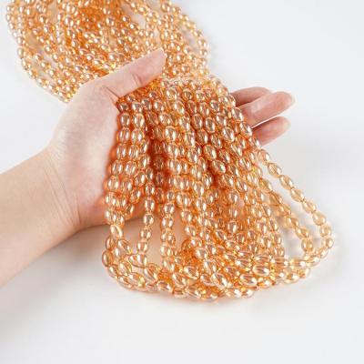 China New Product Garden Decoration Gift Shiny Crystal Around Glass Beads Garment Accessories for sale