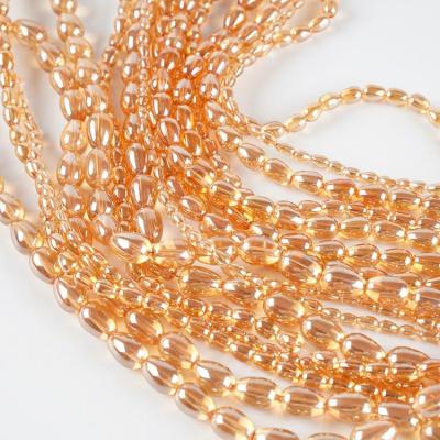 China Amazon Decoration Wholesale Hot Selling Shiny Red Amber Jewelry Crystal Beads Strand for sale