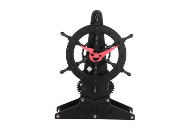 China Mechanical Rudder Desk Gear Table Clock For Living Room for sale