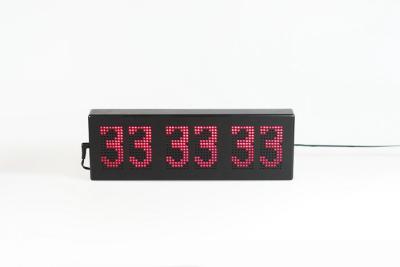 China Digital Unique Desk Dot Matrix Clock For Home Decor for sale