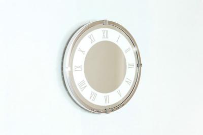 China Silvery Roman Numerals Clock , Novelty Digital LED Clocks for sale